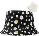 Bucket Hats for Women Daisy Print